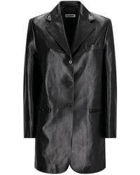 Jil Sander - Taillierte Lederjacke - Lyst