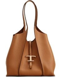Tod's - Small T Timeless Leather Shoulder Bag - Lyst
