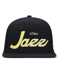 Mitchell & Ness - Nba Utah Jazz Team Script Snapback Cap - Lyst