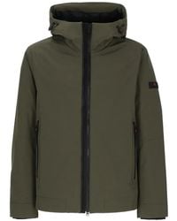 Peuterey - Loge Srtr Grs 02 Hooded Zip-Up Jacket - Lyst