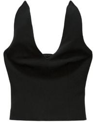MSGM - V-Neck Top - Lyst
