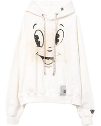 Maison Mihara Yasuhiro - Happy Face-Print Hoodie - Lyst