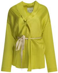Sa Su Phi - Belted Shawl-Collar Coat - Lyst