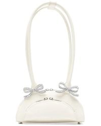 Self-Portrait - Mini Curved Shoulder Bag - Lyst