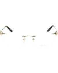Chopard - Rectangle-Frame Glasses - Lyst