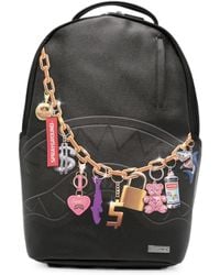 Sprayground - Charm-Print Shark Mouth Backpack - Lyst