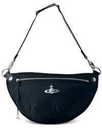 Vivienne Westwood - Kuriertasche Mit Orb-Detail Im Metallic-Look - Lyst