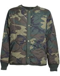 Alpha Industries - Camouflage-Print Onion-Quilted Jacket - Lyst