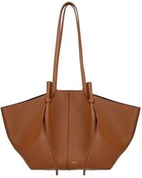 Yuzefi - Mochi Pebble-Grain Leather Shoulder Bag - Lyst