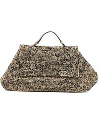 IBELIV - Lahady Raffia Top Handle Tote Bag - Lyst