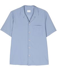 Xacus - Camp-collar Short-sleeve Shirt - Lyst
