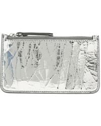 Maison Margiela - Textured Zip Card Holder - Lyst