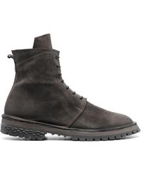 Moma - Bottines Tronchetto En Daim - Lyst