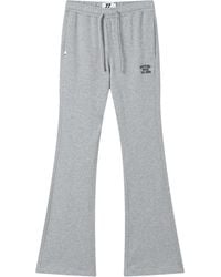 Izzue - Elastic-Waistband Flared Track Pants - Lyst