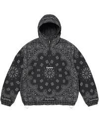 Supreme - Reflective Bandana-Print Hoodie - Lyst