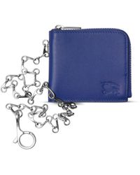 Burberry - Ekd Chain-detail Leather Wallet - Lyst