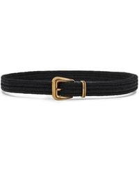 Brunello Cucinelli - Woven Linen Belt - Lyst