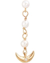 SOFIA ZAKIA - 14kt Yellow Gold Serena Pearl Drop Earrings - Lyst