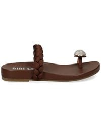 Bibi Lou - Braided Rhinestone Sandals - Lyst
