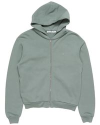 Acne Studios - Face Logo Zip-Up Hoodie - Lyst
