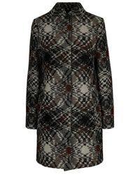 Missoni - Patterned Button Coat - Lyst