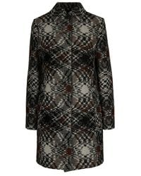 Missoni - Gemusterter Mantel - Lyst
