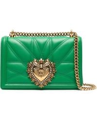 Dolce & Gabbana - Bolso de hombro Devotion acolchado mediano - Lyst