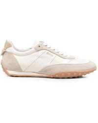 Tod's - Suede-Panelled Sneakers - Lyst