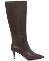 Furla - Aria Pointed-Toe Leather Boots - Lyst