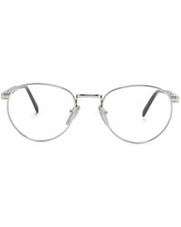 Prada - Round-Frame Glasses - Lyst