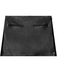 Courreges - Heritage Leather Mini Skirt - Lyst