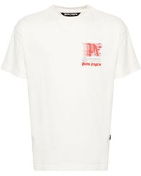 Palm Angels - T-shirt x MoneyGram Haas F1 - Lyst