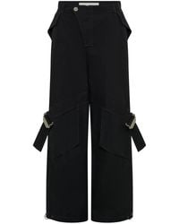 Dion Lee - Straight-Leg Organic Cotton Blend Trousers - Lyst