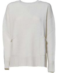 SOLOTRE - Pull À Col Rond - Lyst