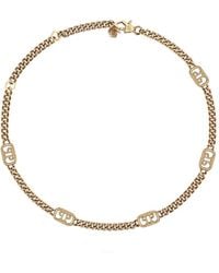 Philipp Plein - Lettering Logo-Chain Necklace - Lyst