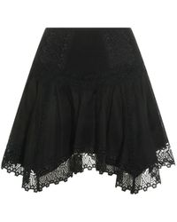 Charo Ruiz - Taléa Mini-Rok Met Kant - Lyst