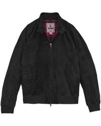 Baracuta - スエード ボンバージャケット - Lyst