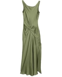 Amsale - Hammered Satin Dress - Lyst