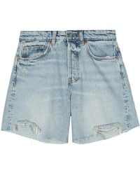 Reformation - Raye Mid-Rise Denim Shorts - Lyst