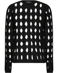 Pinko - Open-Knit Cardigan - Lyst