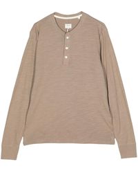 Rag & Bone - Henley Katoenen T-Shirt - Lyst