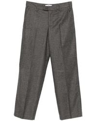 PT Torino - Checked Straight-Leg Trousers - Lyst