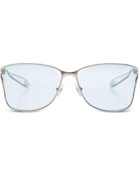 DIESEL - Dl1019 Geometric-Frame Sunglasses - Lyst
