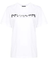 Mugler - Executive T-Shirt With Print - Lyst