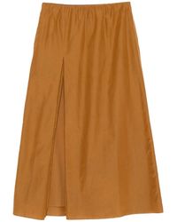 Loulou de Saison - Carmen Split-Front Midi Skirt - Lyst
