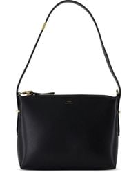 TOTEME - Kalfsleren Schoudertas Met Handvat - Lyst