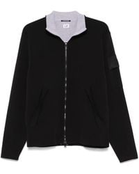 C.P. Company - Logo-Patch Zip-Up Sweatshirt - Lyst