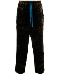 Pierre Louis Mascia - Patterned-floral Drawstring-waistband Trousers - Lyst