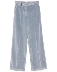 Peserico - Corduroy Wide-Leg Trousers - Lyst