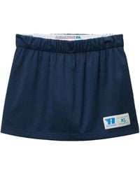 Alexander Wang - Mesh Logo-Patch Shorts - Lyst